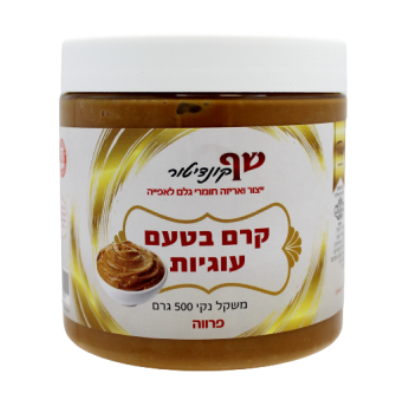 קרם בטעם עוגיות 500 גרם פרווה