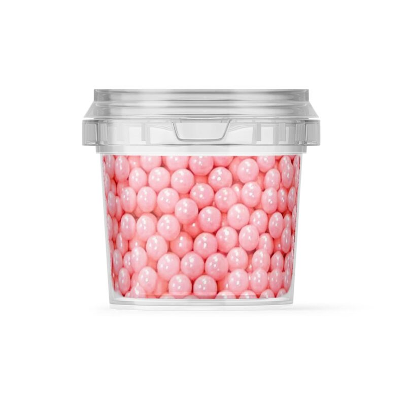 חרוזי סוכר ורוד 80 גרם