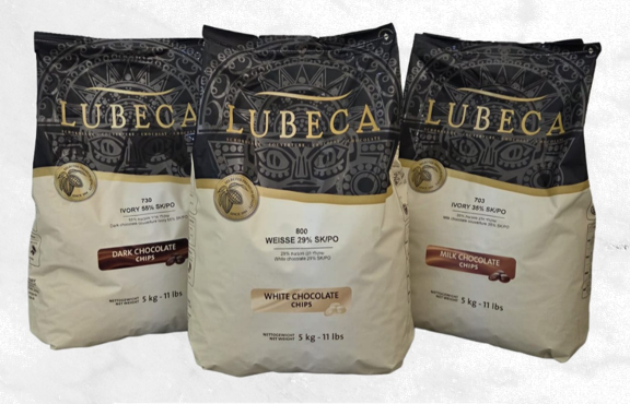 שוקולד חלב 34% LUBECA ארוז 10 ק"ג