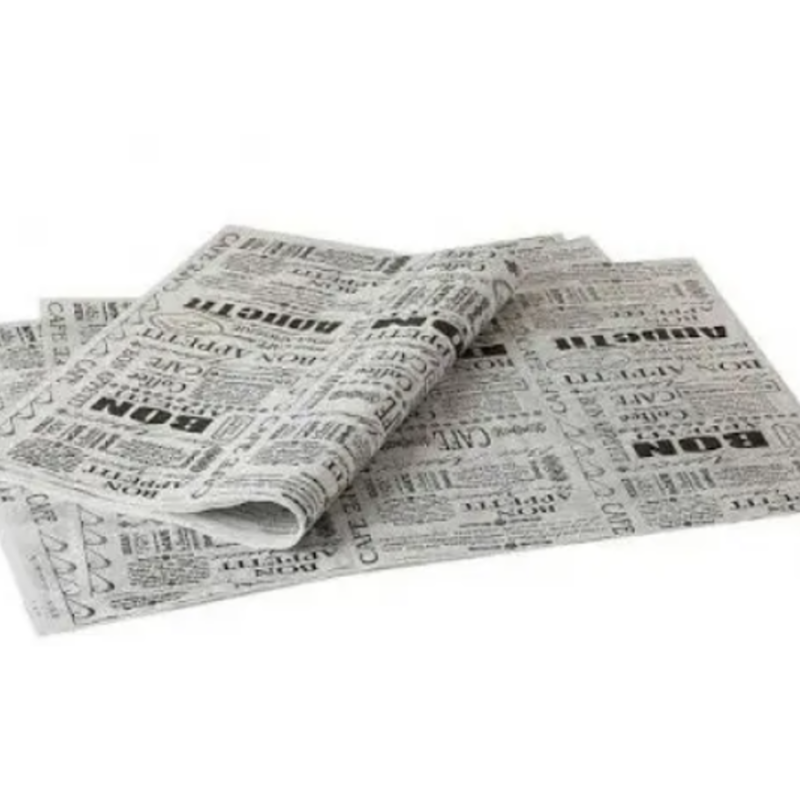 נייר גרוס, נייר עיתון ומשי